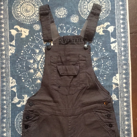 Dovetail Workwear Freshley Overall Dark Grey Canvas Women’s 2 - Picture 2 of 7